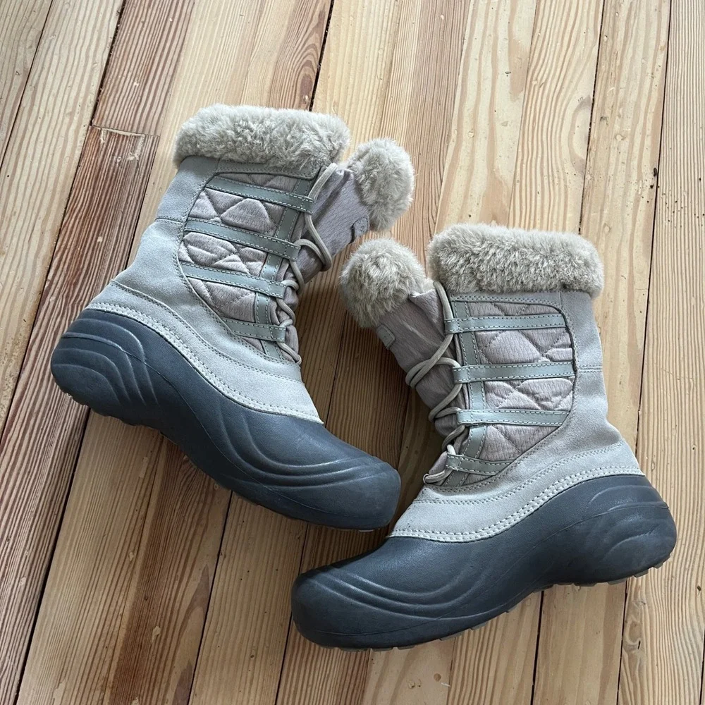 Columbia‎ Loveland Omni-Heat Women's Winter Boots Shale Grey BL1519-027 Size 8